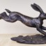 suzie marsh small leaping hare on base